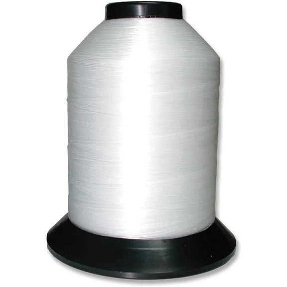 The Beadsmith Nymo Thread – White Color – Size 0, .15mm Diameter, 3oz Cone, 2894 Yards/2646 Meters – Made of Nylon – Bead Embroidery & Weaving, Off Loom & Loom Work and DIY Craft Projects