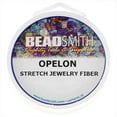 Beadsmith Opelon Stretch Jewelry Fiber White, 5 m