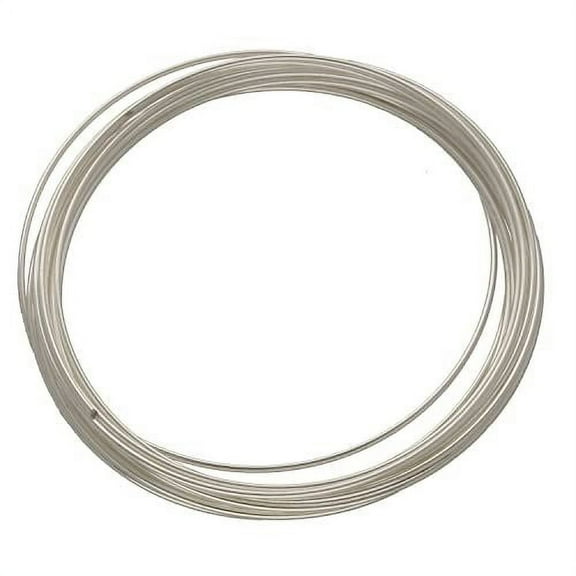 The Beadsmith Plated Memory Wire - 1.75” Diameter - 12 Coils Each - Silver Color - Stainless Steel - Create Multi-Strand DIY Round Wire Bracelet Jewelry
