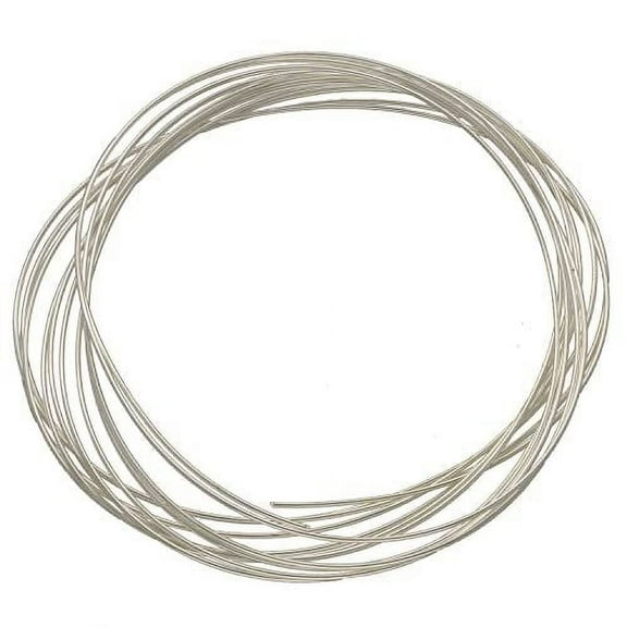 The Beadsmith Plated Memory Wire - Oval Shaped, 2.2 x 2.7 inches - 12 Coils - Silver Color - Stainless Steel - Create Multi-Strand DIY Bracelet and Bangle Jewelry
