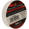 thumbnail image 1 of The Beadsmith S-Lon Fire - Braided and Fused Bead Thread - 4lb. Test, .005"/.12mm Diameter, 15 Yard Spool, Crystal Clear Color - Super Strong Stringing Material for Jewelry Making and Bead Weaving, 1 of 6