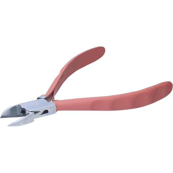 The Beadsmith Satin Touch Side Cutter, 5.75 inches (145mm) with Polished Steel Head, Comfortable Contoured Grip Handles and Double-Leaf Springs, Tool for Jewelry Making