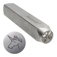 thumbnail image 1 of The Beadsmith Steel Design Stamp - Metal Elements - 6mm Unicorn - 2.25” Length with 0.25” Stamp Base - Make Custom Jewelry, Add Artistic Whimsy, Used for Stamping & Personalizing Soft Metals, 1 of 6