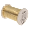 thumbnail image 1 of The Beadsmith Textured Tread Wire – Wire Elements – Gold Color, 16-Gauge, 8 Yards (731.5 cm), Half-Round Medium Temper Semi-Flexible Wire for Jewelry Making and Crafting, 1 of 6