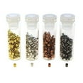 thumbnail image 1 of The Beadsmith Tube Crimp Beads, 2mm, Assorted Colors, 600 Pieces, Uniform Cylindrical Shape, No Sharp Edges, Designed to Secure The Ends of Jewelry Stringing Wires and Cables, 1 of 7