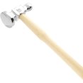 thumbnail image 1 of The Beadsmith Two-Sided Chasing Hammer - 10.75 Inches Wooden Handle, 2.25” Steel Head with a 14mm Ball Pein & 1.1"/ 28mm Domed Face - Tool Used to Add Texture and Dimension to Metalwork, 4oz./113g, 1 of 7