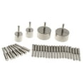 thumbnail image 1 of The Beadsmith Wig-Jig Peg Kit – 30pc Metal Pegs & Rounds in 2 Sizes Each, Use w/ Wig-A-Ma-Jig Deluxe, 1 of 7