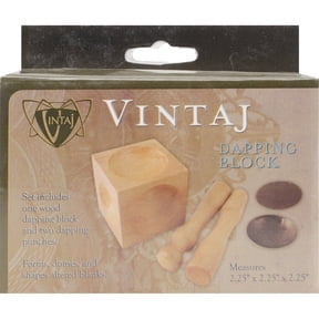 Beadsmith Wood Doming Block w/2 Punches