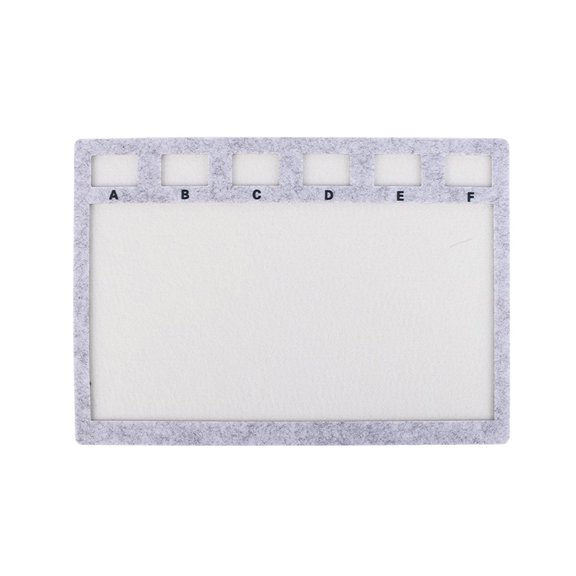 Beadwork Design Tray Felt Construction Beading Mat with Centimeter Alphabetic Scale Bead Pad for Art Crafts