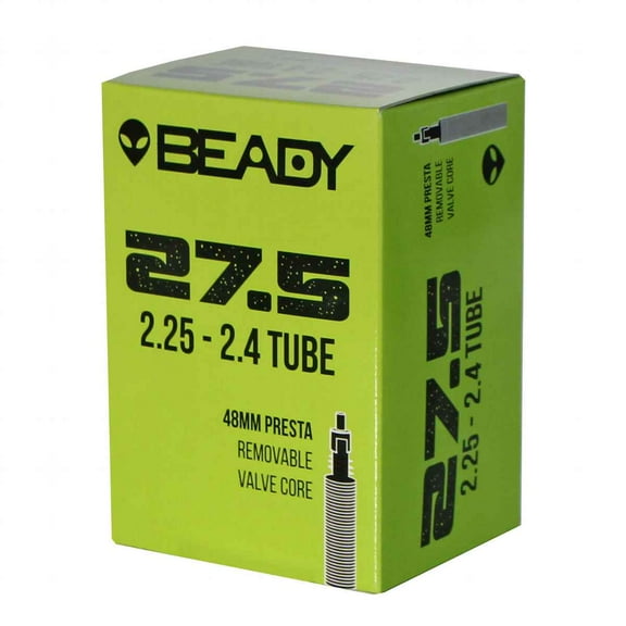 Beady Butyl Tube, 27.5x2.25-2.4" PV 48mm NLA>