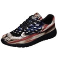 thumbnail image 1 of Beagle American flag US Shoes Sneakers Black Size 10, 1 of 7