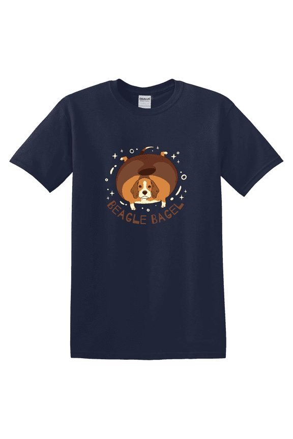 Beagle Bagel Dog Lover Graphic T-Shirt