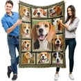 thumbnail image 1 of Beagle Blanket for Women Men Kids, Beagle Gifts for Beagle Dog Lover, Super Soft Fuzzy Dog Throw Blanket Beagles Decor Plush Gift for Birthday Christmas 50x60 inch, 1 of 6