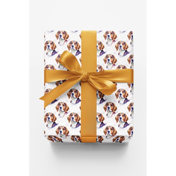 London Penny Premium Wrapping Paper - Beagle Bounce