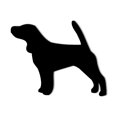 thumbnail image 1 of Beagle Breed Dog Metal Wall Sign | Dog Silhouette Wall Decor | Indoor Outdoor Decor for Pet Lovers | Solid Steel Home Decor Decorative Accent Metal Art Wall Sign | Metal Wall Art Made in USA, 1 of 6