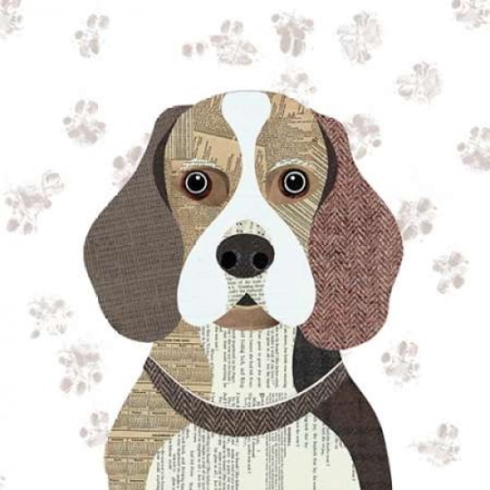 Beagle Canvas Art - Simon Hart (24 x 24)