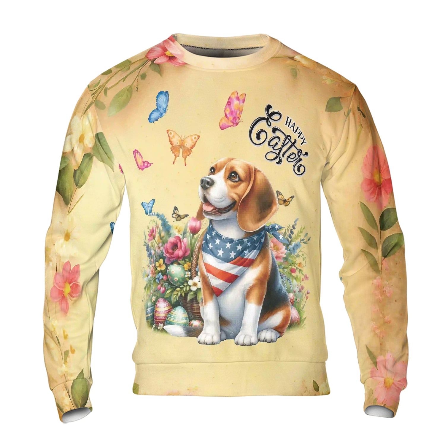 Beagle Celebrates Celebrates Spring and Enjoys a Happy Easter All Over ...