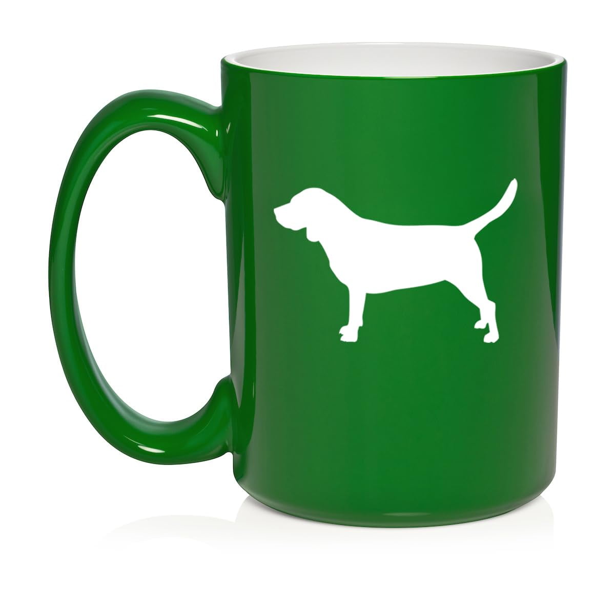 3dRose Beagle Dog Mom Mug - 11 Oz Black Ceramic Coffee Cup With Double-Sided Print