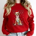 thumbnail image 1 of Beagle Christmas Sweater Funny Tree Lights Holiday Dog Graphic - Machine Washable SW6587 Unisex Sweatshirt, Up to Size 5XL, 1 of 2