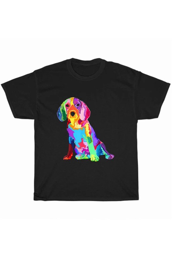 Beagle Colorful Beagles Dog Puppy Pet Dogs Lover T-Shirt Gift Unisex S-5XL Hot Trending Shirt Birthday Gift