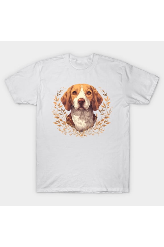 Beagle Cute Hunting Hound Puppy Pet Portrait Vintage Sketch Art Unisex T-Shirt, for men & women, up to size 5XL