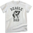 thumbnail image 1 of Beagle Dad T-shirt, Unisex Men's Shirt, Beagle Owner, Cool Dog Father Gift, Heather Ash, Large, 1 of 6