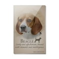 thumbnail image 1 of Beagle Dog Breed Rectangle Acrylic Fridge Refrigerator Magnet, 1 of 5