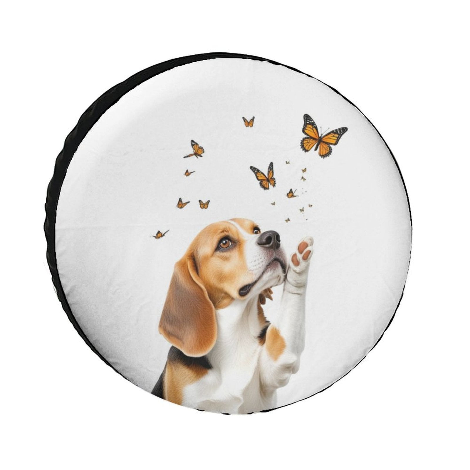 Uoyo Beagle Dog Spare Tire Cover - Universal Fit, 14 Inch, Waterproof & Dustproof