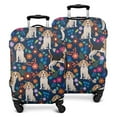 thumbnail image 1 of Beagle Dog Dog and Pioneer Flower Luggage Cover Fashion Suitcase Cover Baggage Covers Fit 25-28 Inch Luggage (Go Travel), 1 of 5