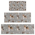 thumbnail image 1 of Beagle and Dog Footprints Kitchen Rugs Sets Of 3,Kitchen Runner Rugs Non Skid Washable,Decorative Kitchen Floor Mats for Kitchen,Sink,Laundry,17"x30"+ 17"x47" + 17"x59", 1 of 6