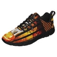 thumbnail image 1 of Beagle Dog Happy Halloween Pumpkin America Running Shoes Sneakers Mesh Black Size 3.5, 1 of 5