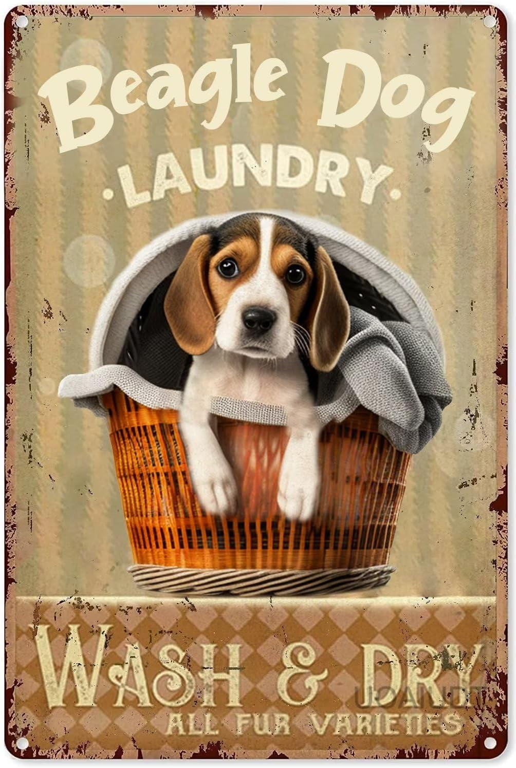 Beagle American Flag Wood Puzzle - 500 Piece Adult Jigsaw Family Game