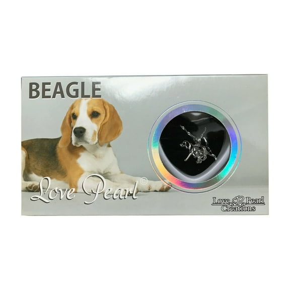 Beagle Dog Love Pearl Creations DIY Kit Cultured Necklace Set with Stainless Steel Chain 16"