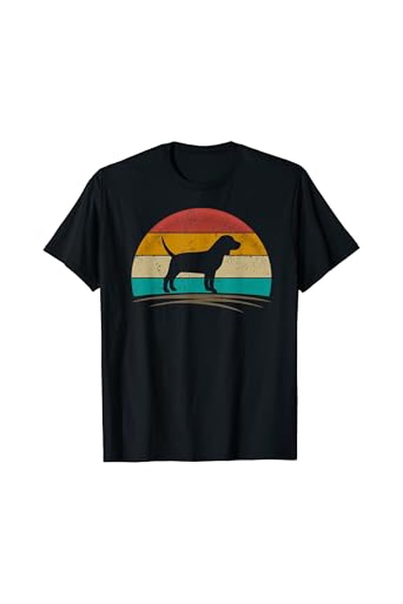 Beagle Dog Shirt Retro Vintage 70S Silhouette Breed Gift T-Shirt