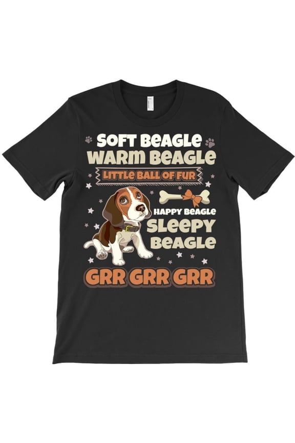 Beagle Dog Soft Warm Funny Beagles Holiday Unisex T-Shirt Y2569, Up to Size 5XL
