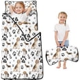 thumbnail image 1 of Beagle Dog and Footprints Toddler Nap Mats for Kids Preschool,Sleeping Mat Bag or Kids,Toddler Sleeping Bag,Toddler Nap Mat or Daycare, 1 of 6