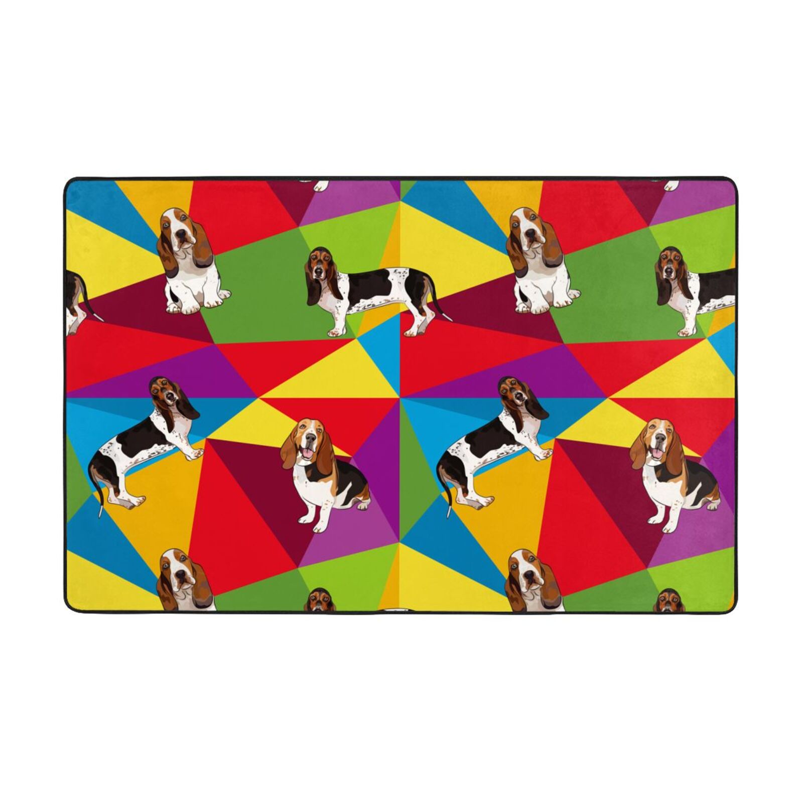 Beagle Dog colorful Universal Door Mat Indoor Entrance, 60×39 NonSlip