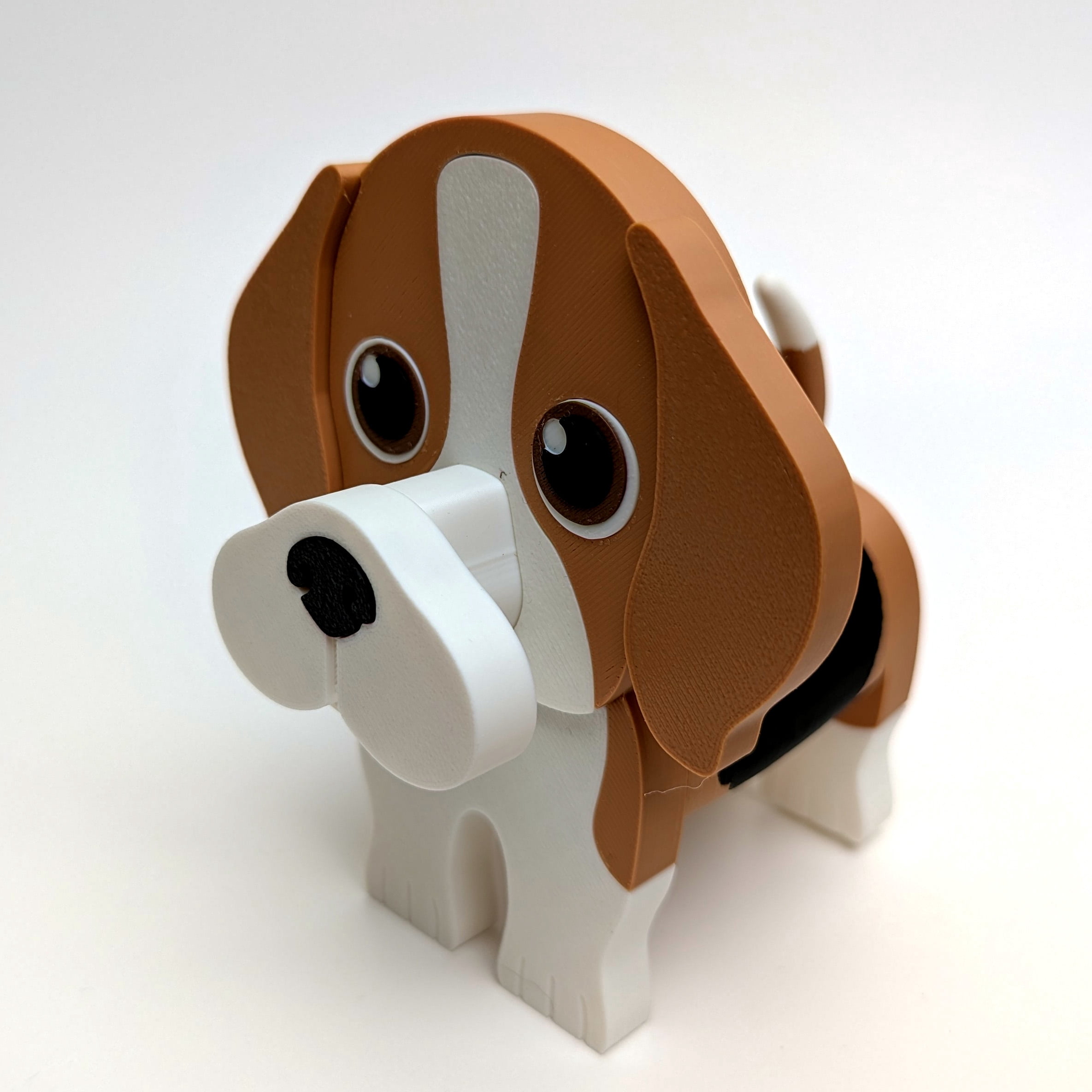 Beagle Eyeglasses Holder Stand - Handcrafted Dog Glasses Display - Desk Organizer Gift for Dog Lovers - Eco-Friendly PLA