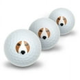 thumbnail image 1 of Beagle Face Dog Pet Novelty Golf Balls, 3pk, 1 of 1