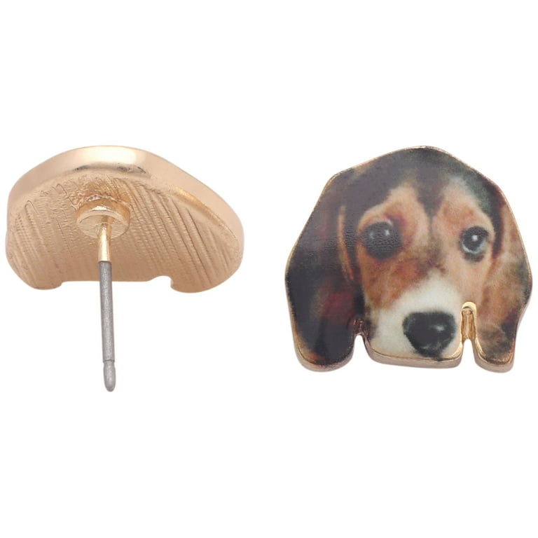 Beagle earrings outlet