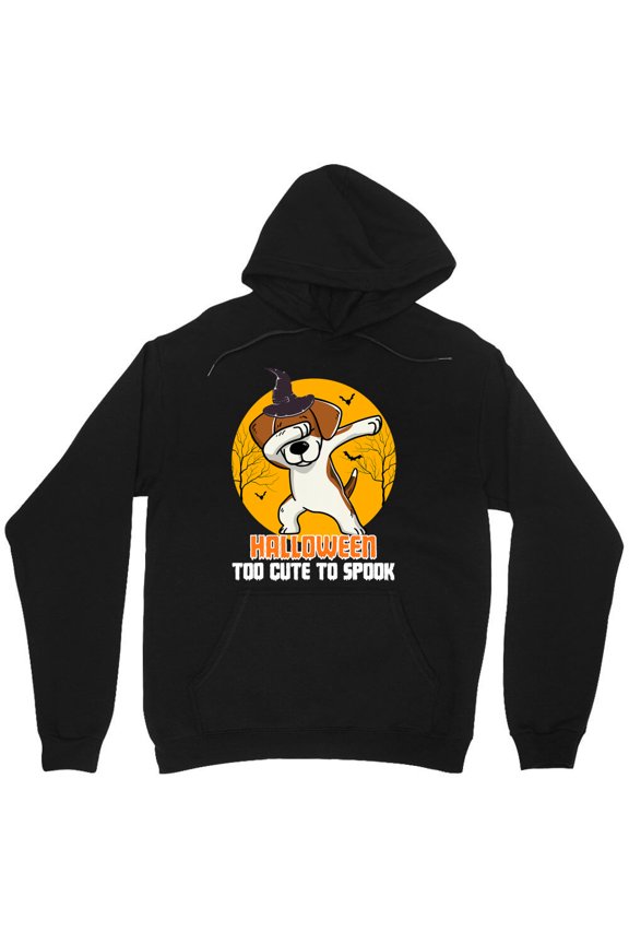 Beagle Halloween "Dabbing Too Cute To Spook" Graphic Wizard Costumes 292 Funny - Last-Minute Gift M9350 Unisex Hoodie, Up to Size 5XL