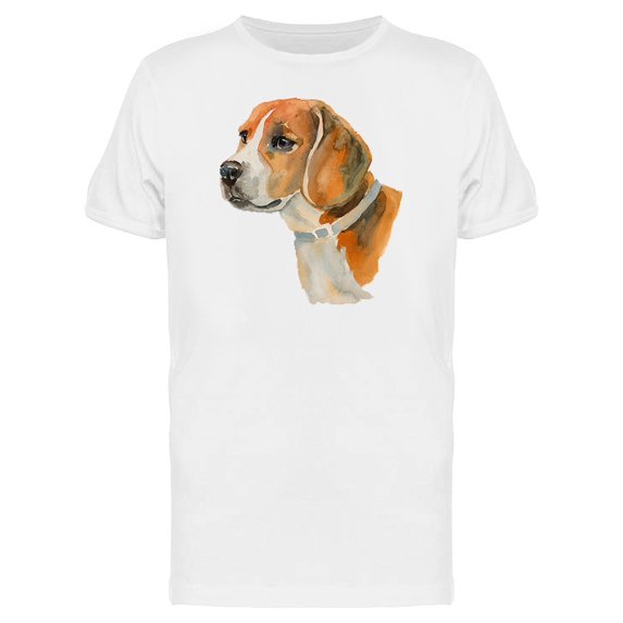 Beagle Head Painting Tee Men's -Image by Shutterstock