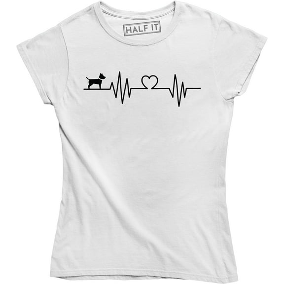 Beagle Heartbeat Pulse - Funny Puppy Dog Lover Women's T-Shirt