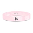thumbnail image 1 of Beagle Hound Laser Engraved Dog Pet Pink Ceramic Wedding Band, 4mm, Size 6, 1 of 2