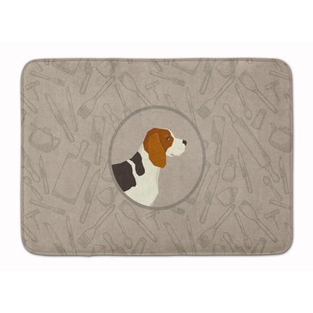 Beagle In the Kitchen Machine Washable Memory Foam Mat