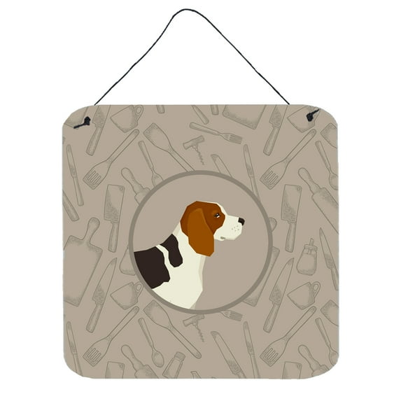 Beagle In the Kitchen Wall or Door Hanging Prints