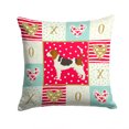 thumbnail image 1 of Beagle Love Fabric Decorative Pillow, 1 of 4