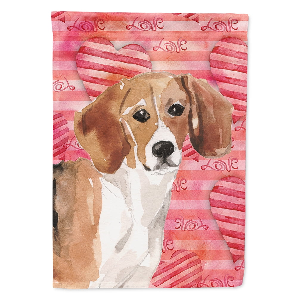 Beagle Love House Flag