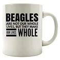 thumbnail image 1 of Beagle Lover's 11 oz Coffee Mug - Heartwarming Dog Gift White Ceramic, 1 of 4