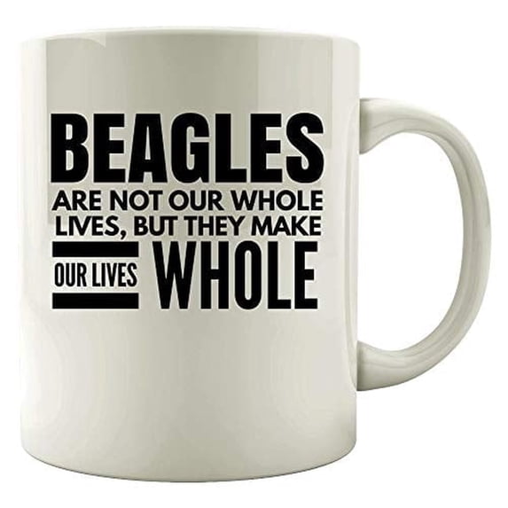 Beagle Lover's 11 oz Coffee Mug - Heartwarming Dog Gift White Ceramic